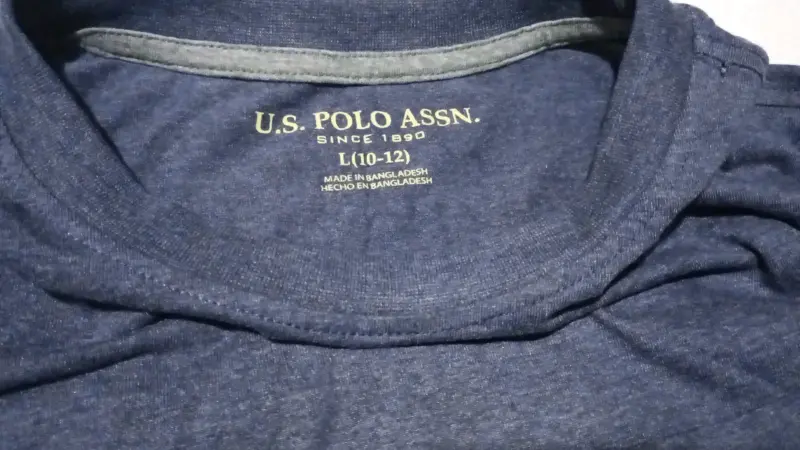 Polera azul con rayas - 2