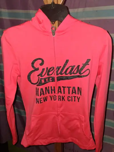 Polerón Everlast rosado con capucha - miniatura 1