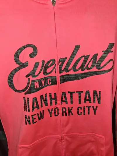 Polerón Everlast rosado con capucha - miniatura 2