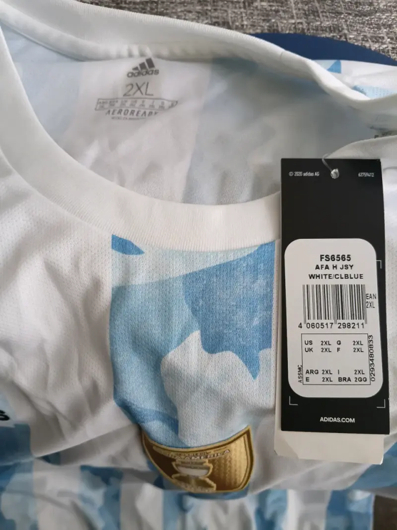 Camiseta Selección Argentina XXL , Adidas Original - 6