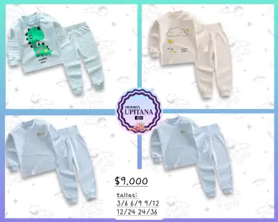Conjunto pijama infantil estampado - miniatura 1
