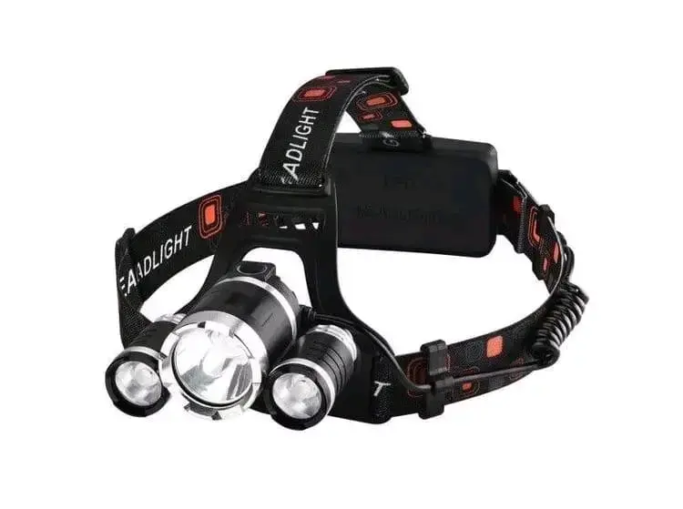Linterna frontal LED recargable