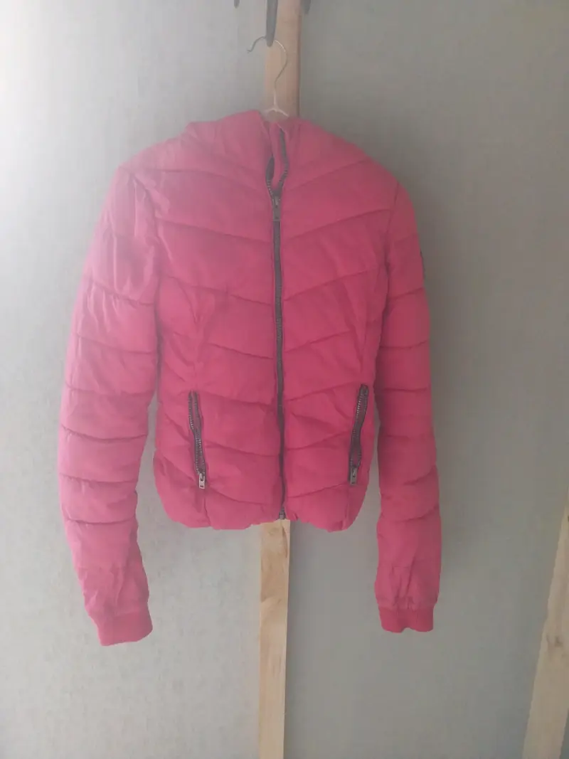 Chaqueta infantil gris y verde - 6