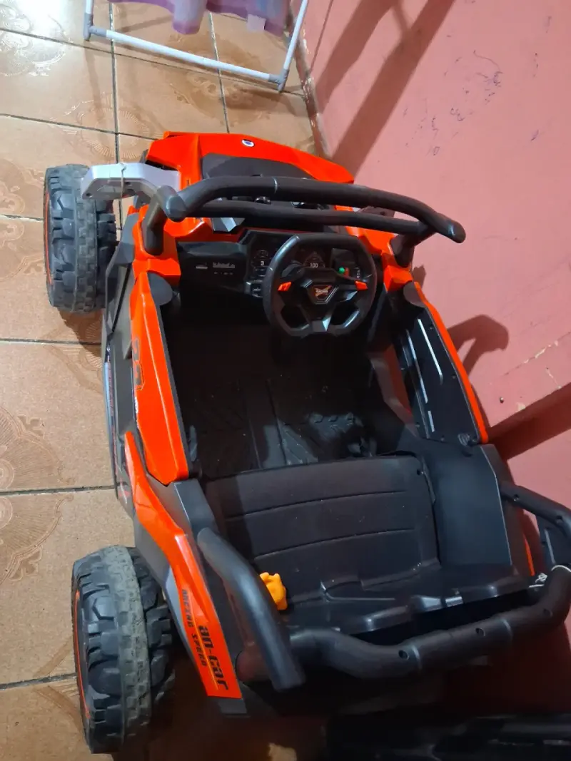 Auto eléctrico para niños rojo - 1