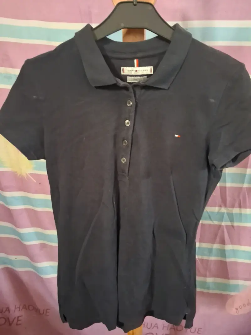Polera polo azul Tommy Hilfiger - 1