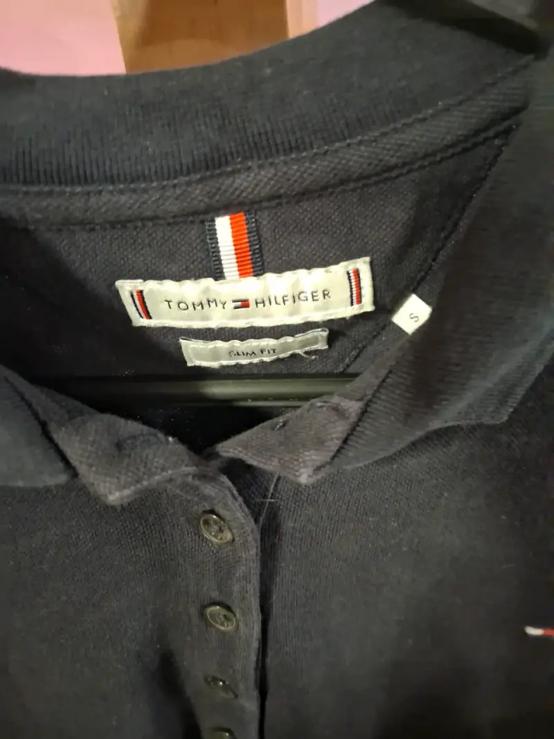 Polera polo azul Tommy Hilfiger - 3