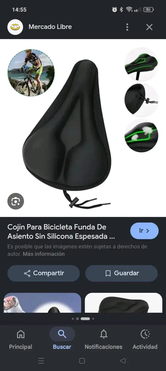 Funda de asiento de bicicleta