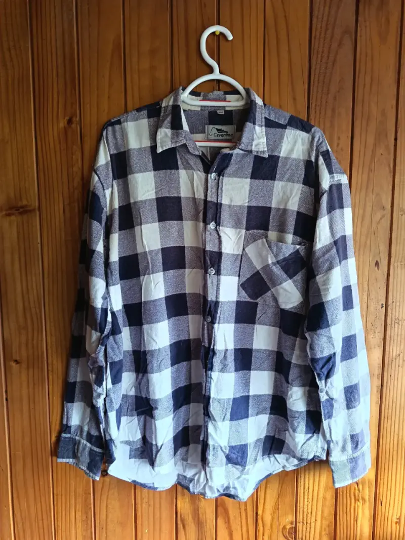 Camisa a cuadros unisex