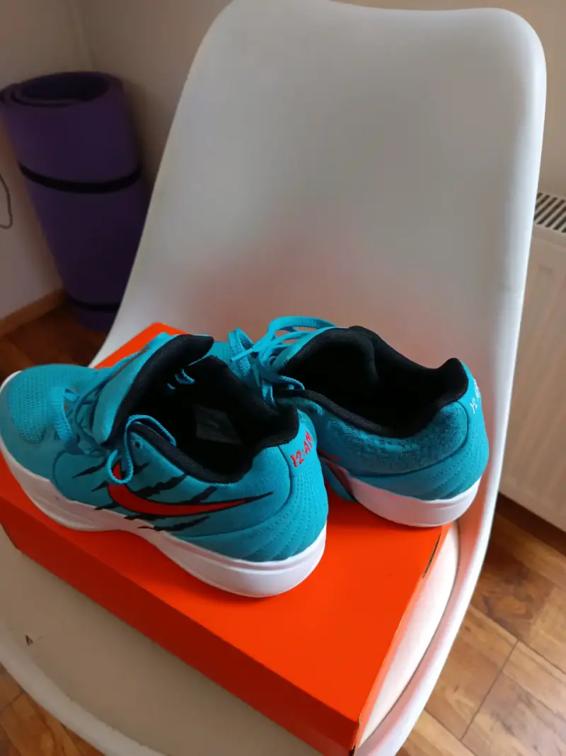 Zapatillas de Basquetbol azul Nike - 4