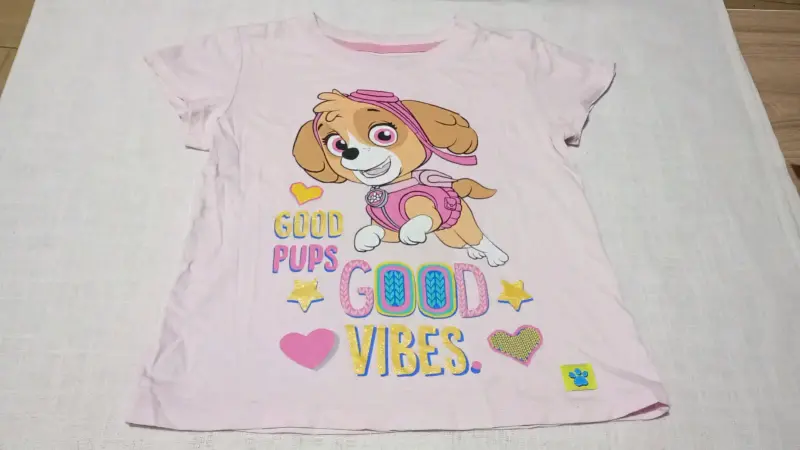 Polera infantil Paw Patrol rosa