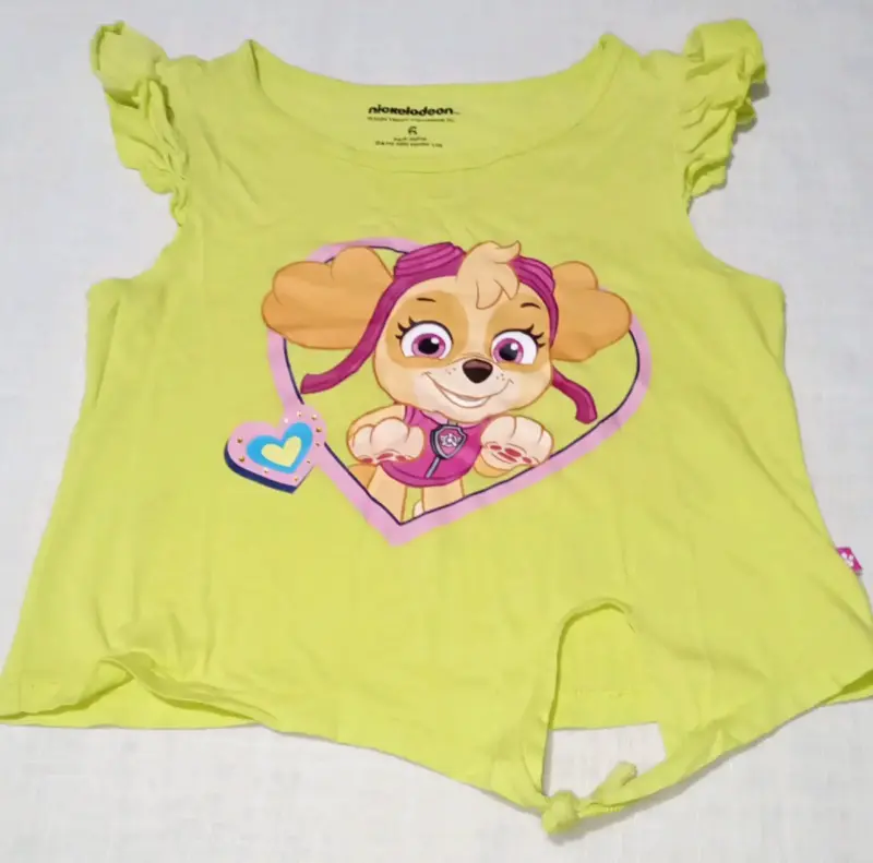 Polera amarilla Paw Patrol