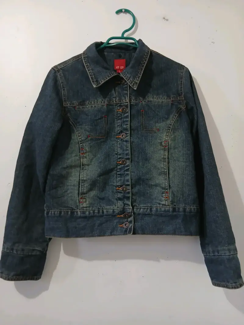 Chaqueta de mezclilla azul - 2