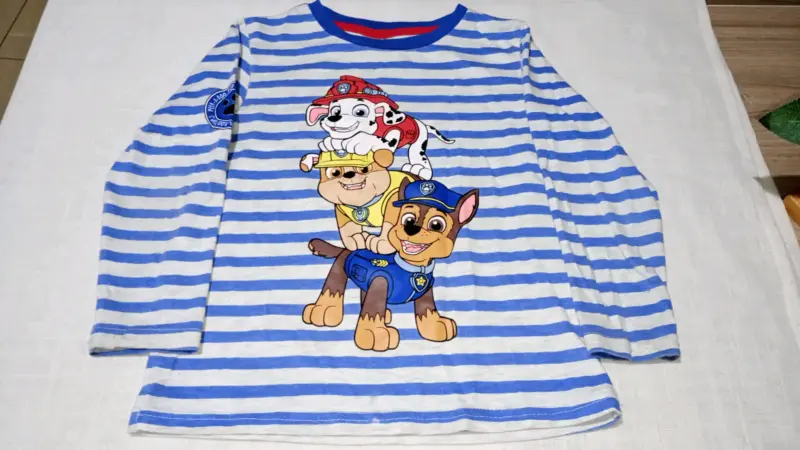 Polera rayada Paw Patrol infantil