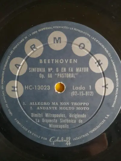 Vinilo Beethoven 'Pastorela' - miniatura 4