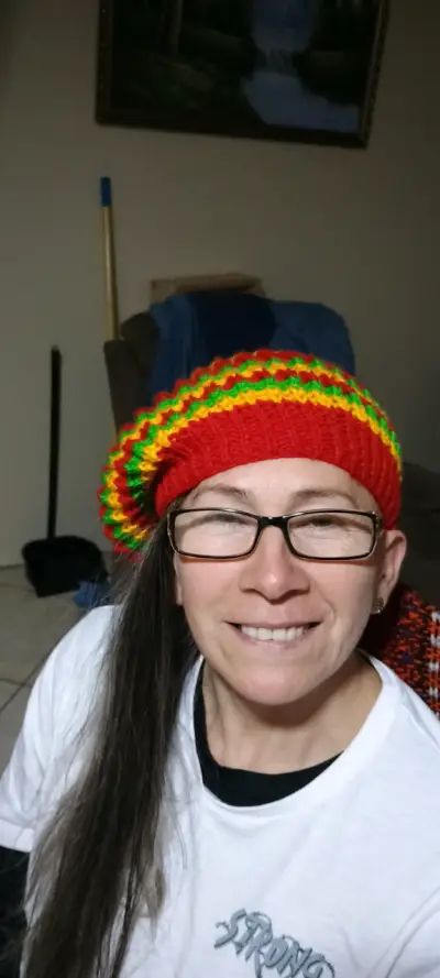 Gorro tejido colorido boinas - miniatura 1
