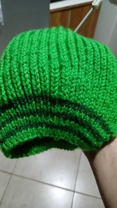 Gorro tejido colorido boinas - miniatura 4