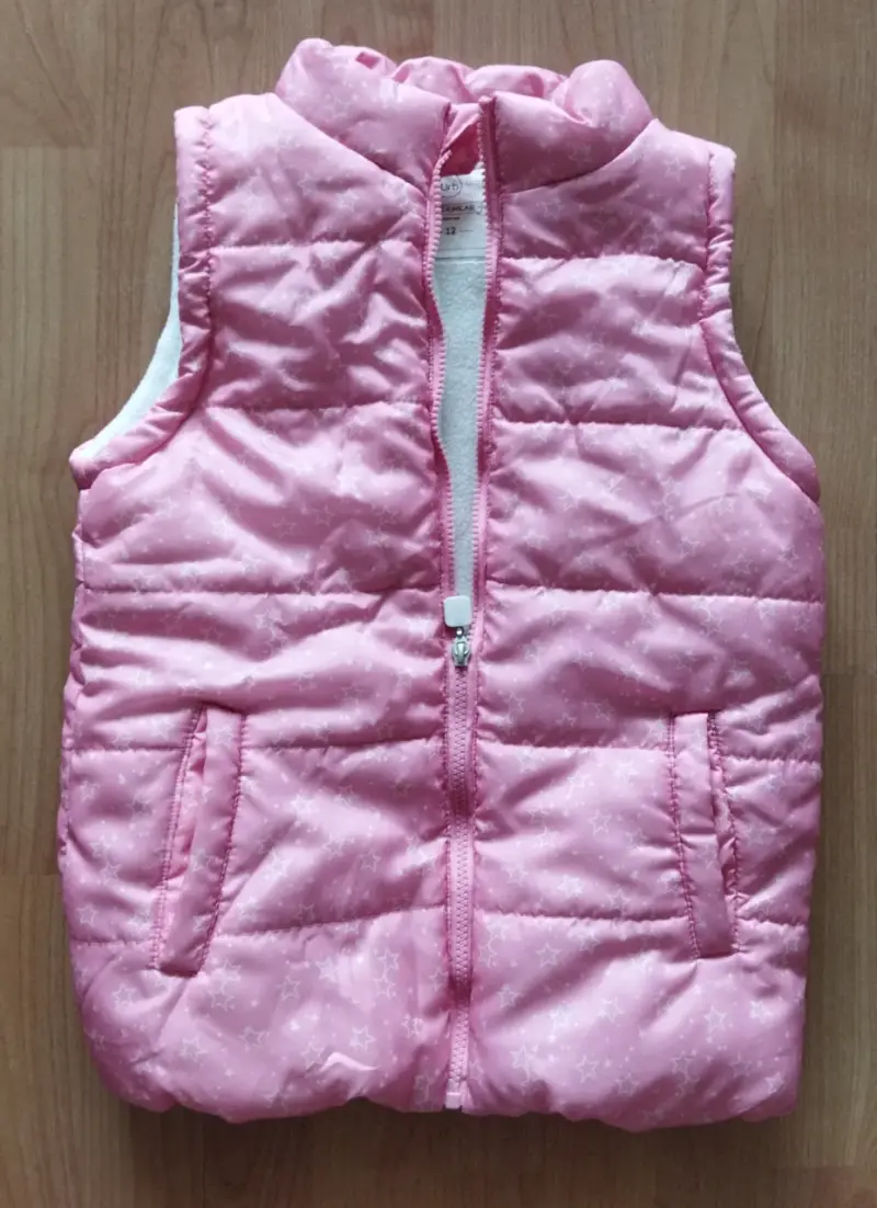 Parka acolchada sin mangas niña - 1
