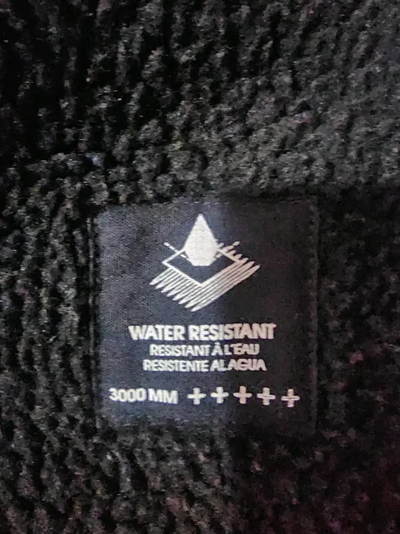Abrigo Volcom impermeable azul marino con capucha - 4