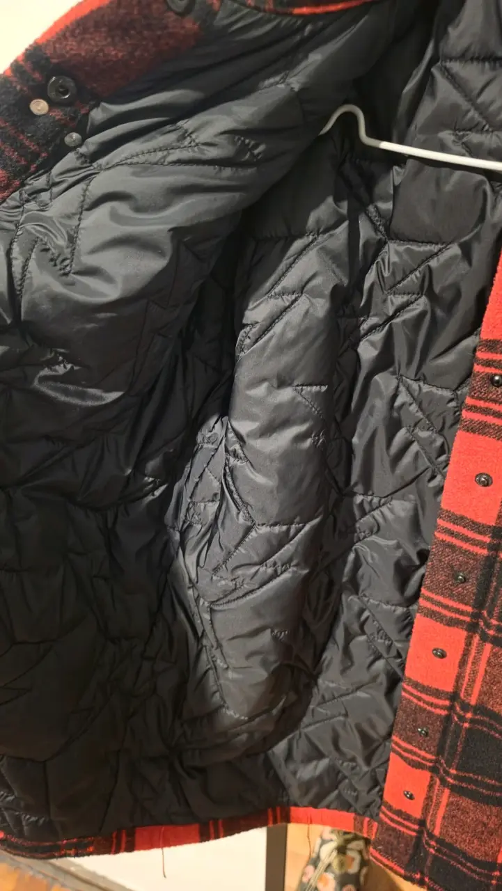 Chaqueta de cuadros rojos y negros - 3