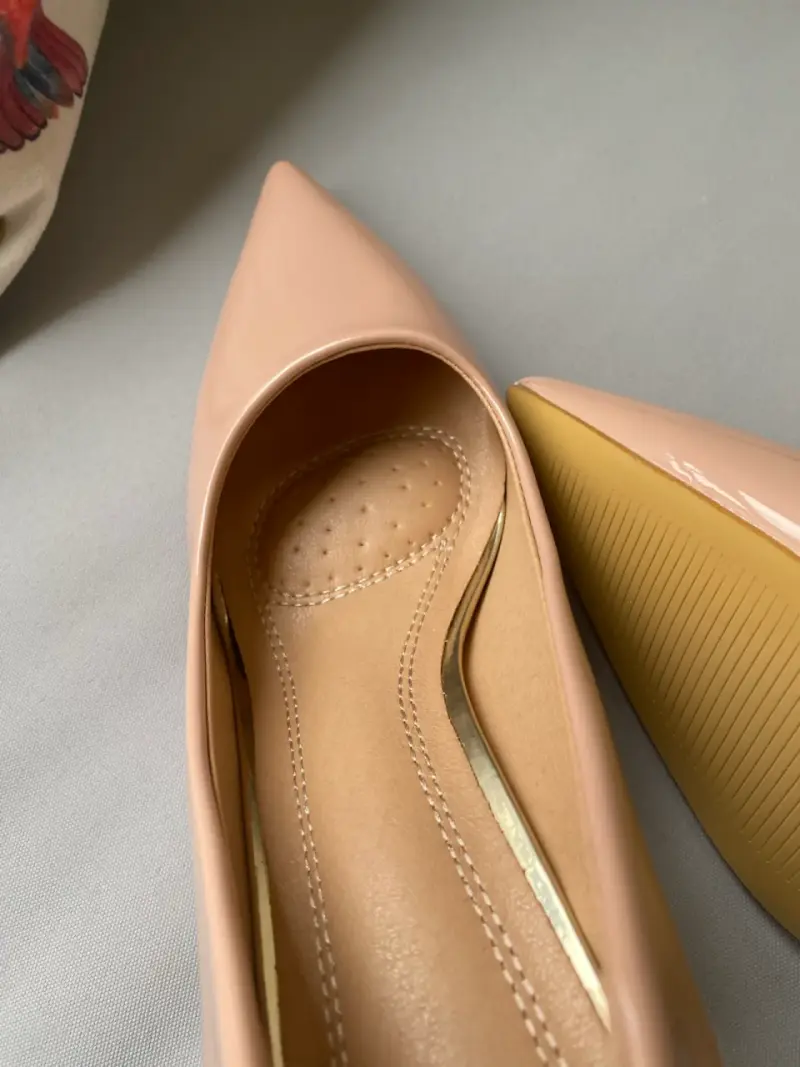 Zapatos de tacón beige - 5