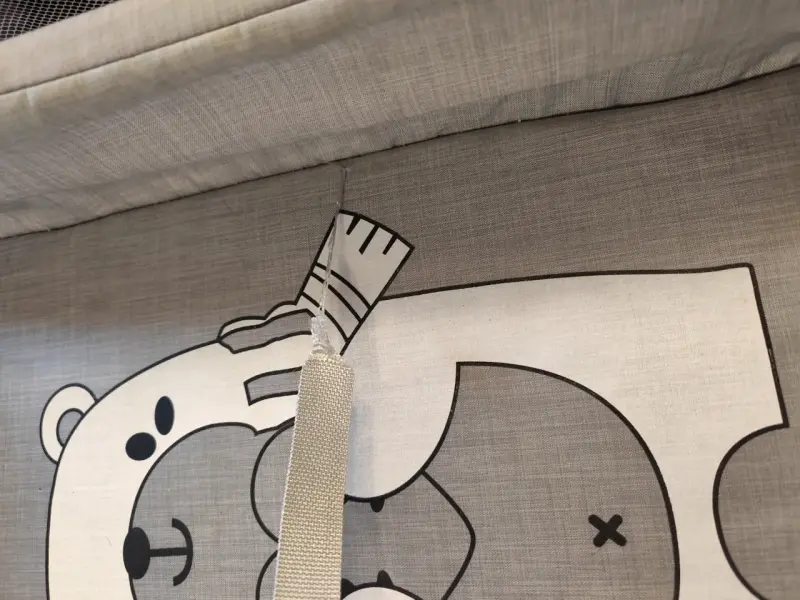 Mudador de bebé con diseño de oso - 5