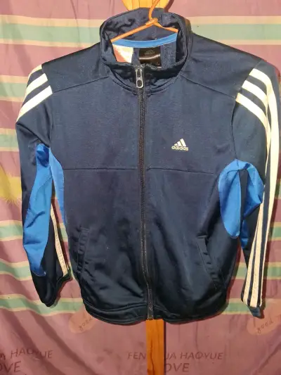 Chaqueta deportiva azul Adidas - miniatura 1