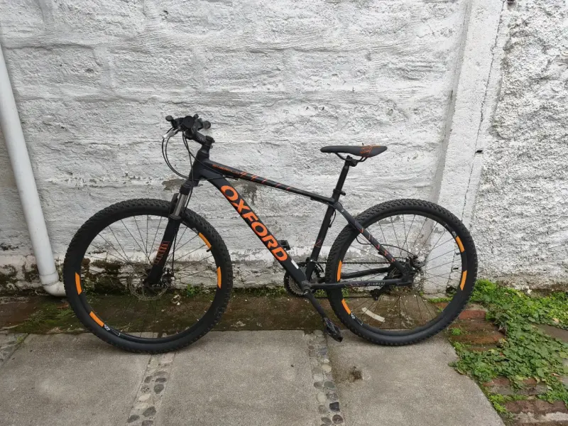 Bicicleta montañera Oxford negra - 1