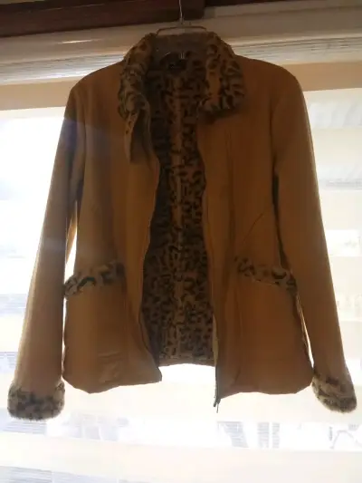 Chaqueta mujer con forro animal print - miniatura 3