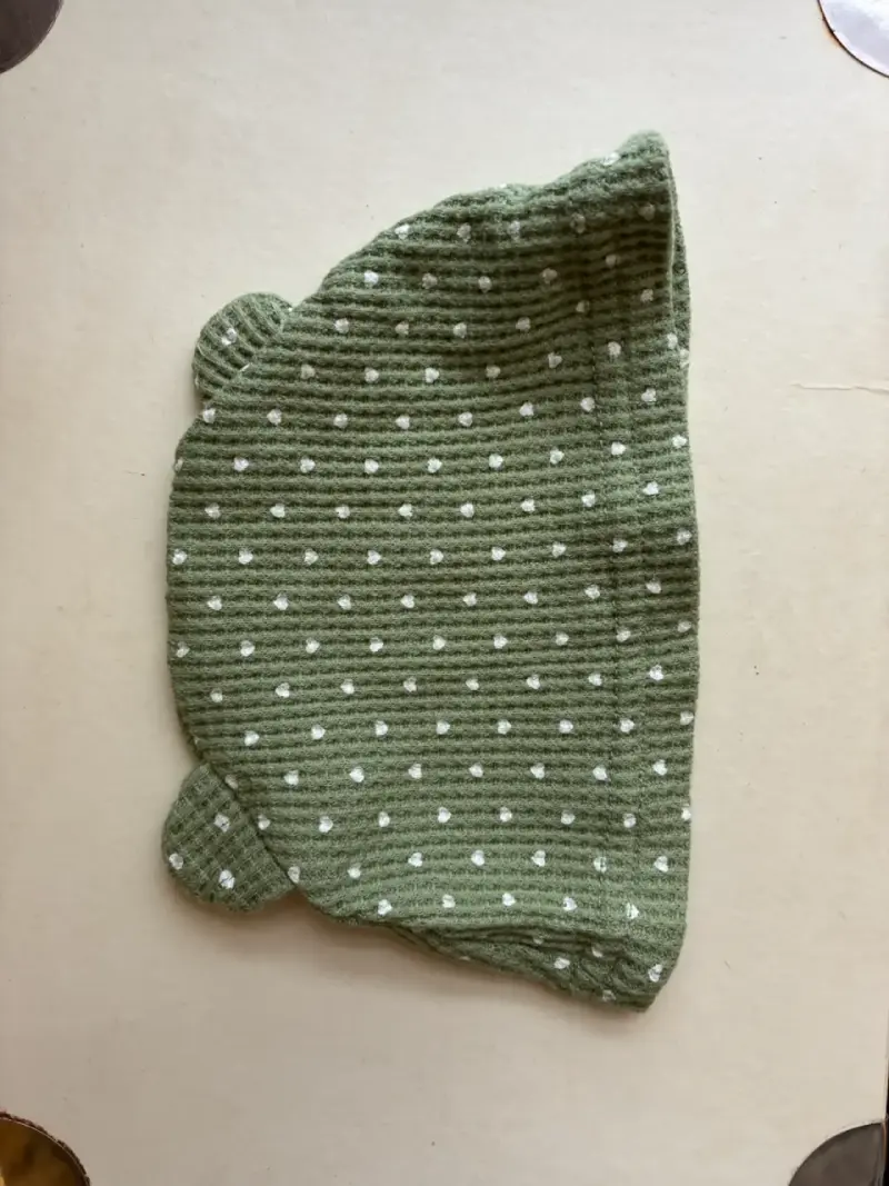 Conjunto verde con puntos blancos - 3