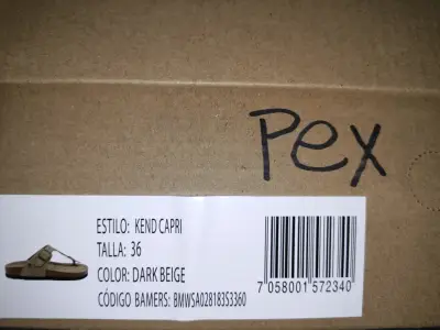 Sandalias de cuero Bamers beige - miniatura 5