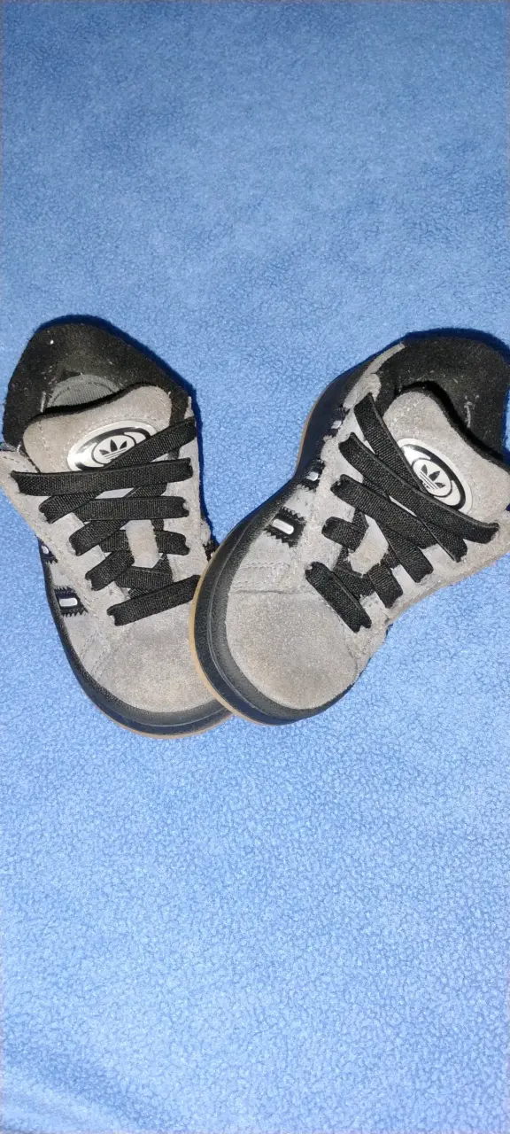 Zapatillas infantiles grises - 2