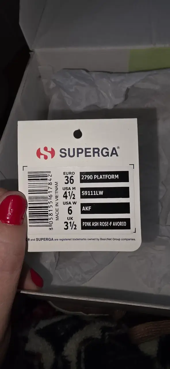 Zapatillas Superga rosadas de lona - 2