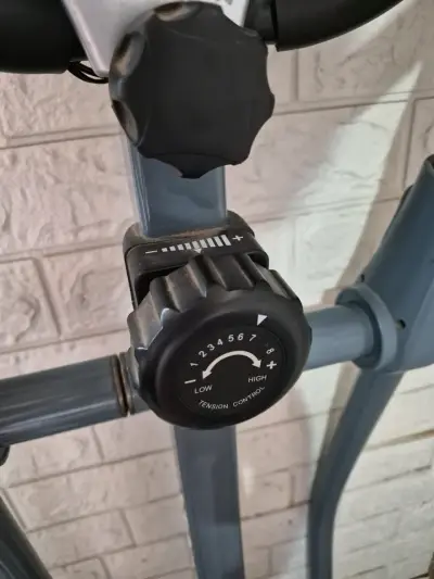 Bicicleta elíptica oxford gris y roja - miniatura 3