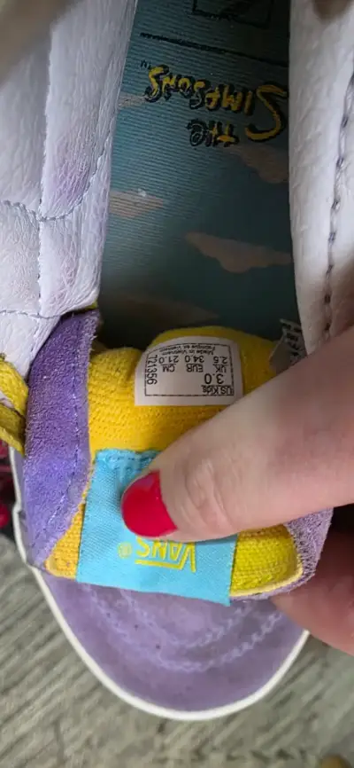 Zapatillas Vans moradas Lisa Simpson N°34 - miniatura 3