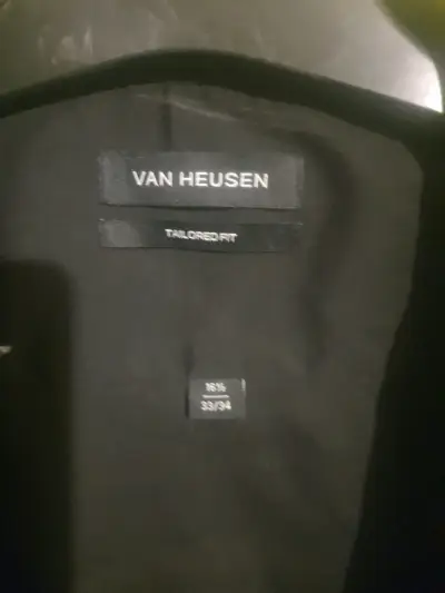 Camisa negra Van Heusen - miniatura 2