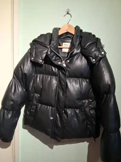 Parka acolchada negra Index - miniatura 1