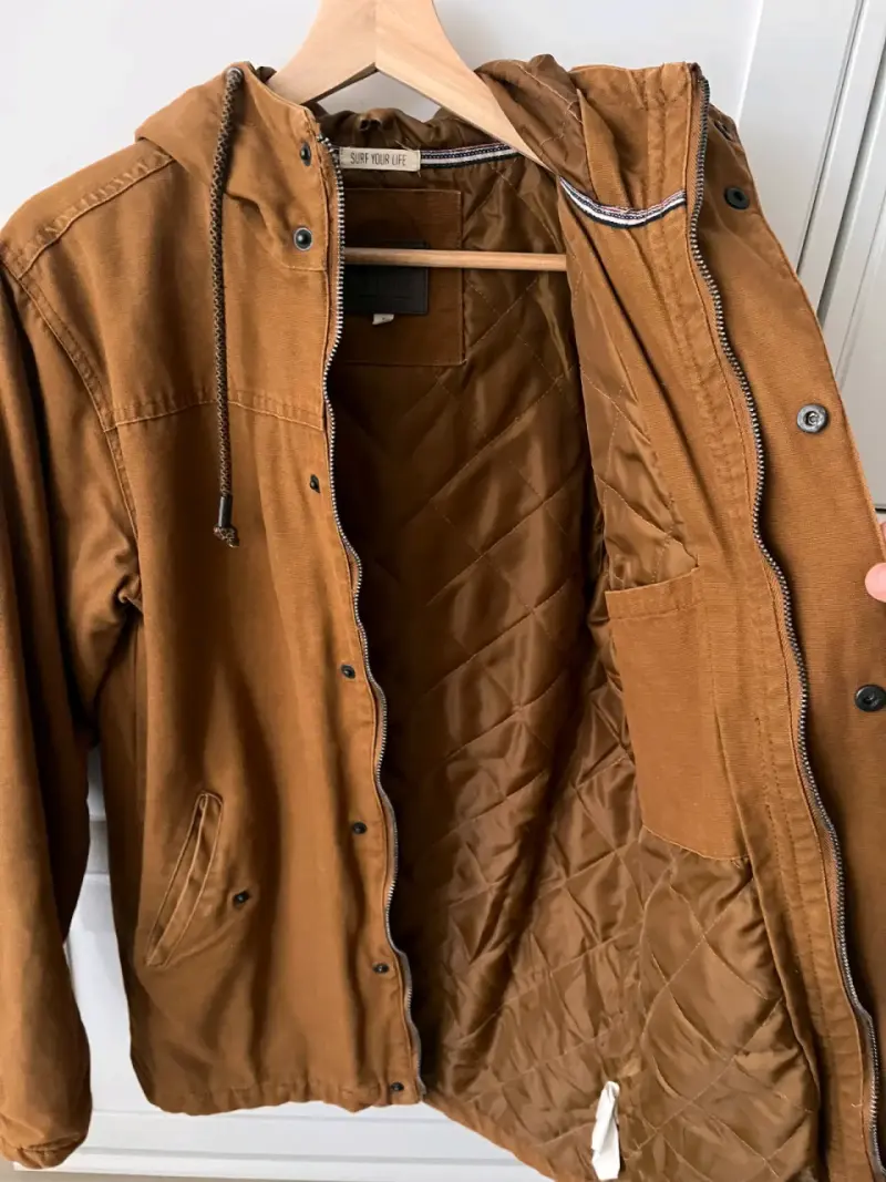 Chaqueta marrón capucha - 2