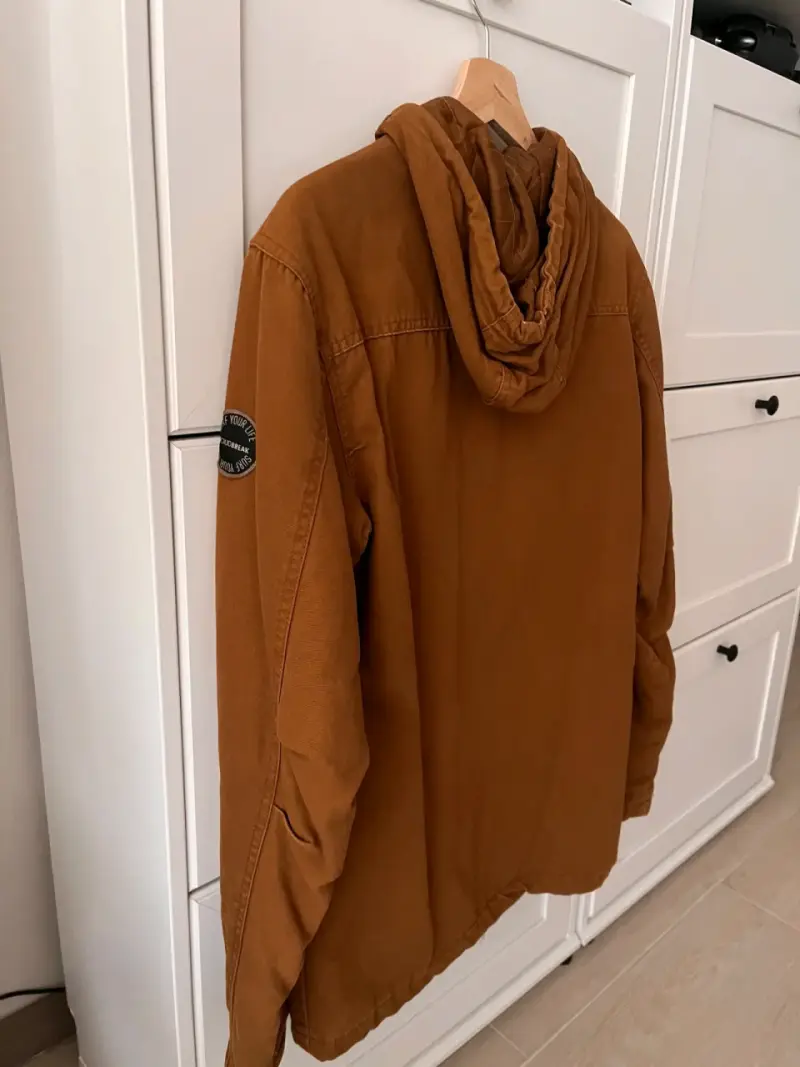 Chaqueta marrón capucha - 3