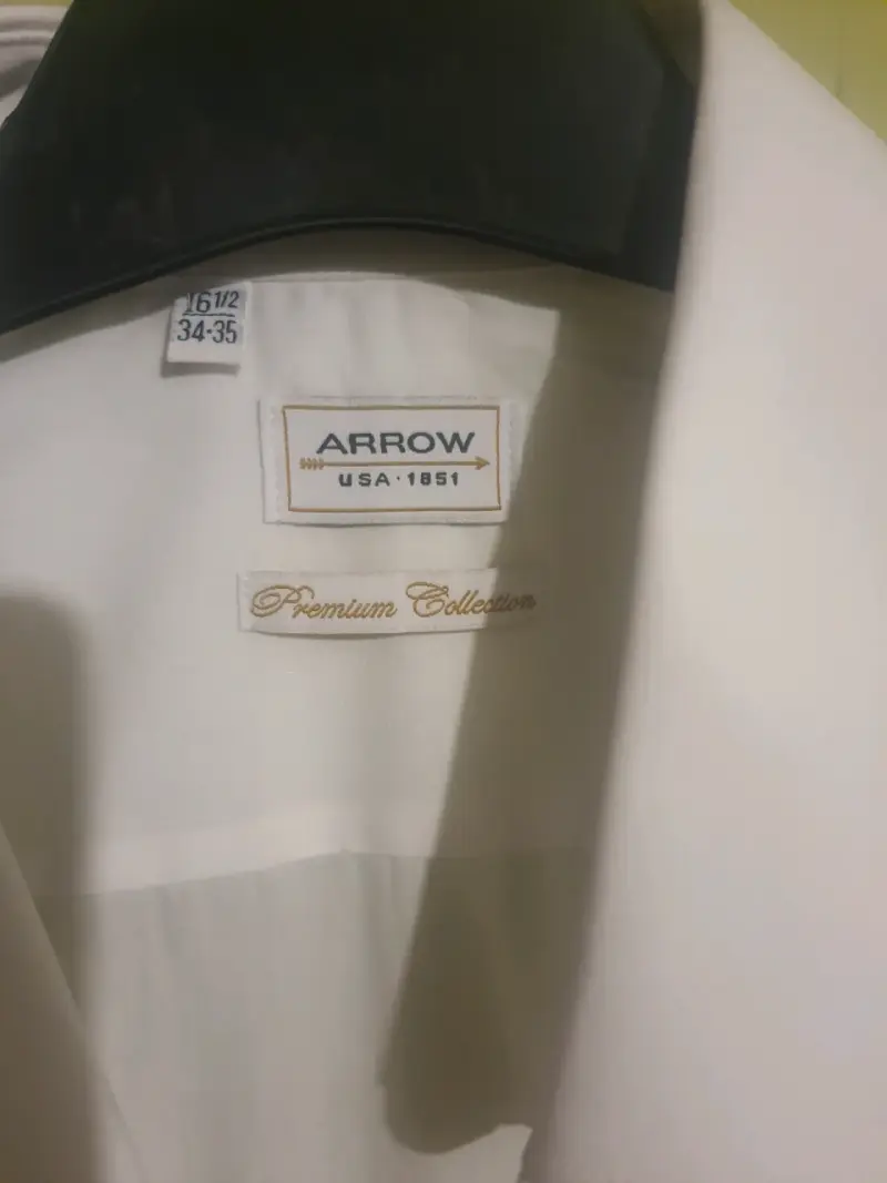Camisa blanca manga larga arrow - 2