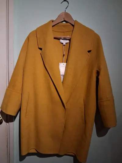 Abrigo oversized mostaza - miniatura 1