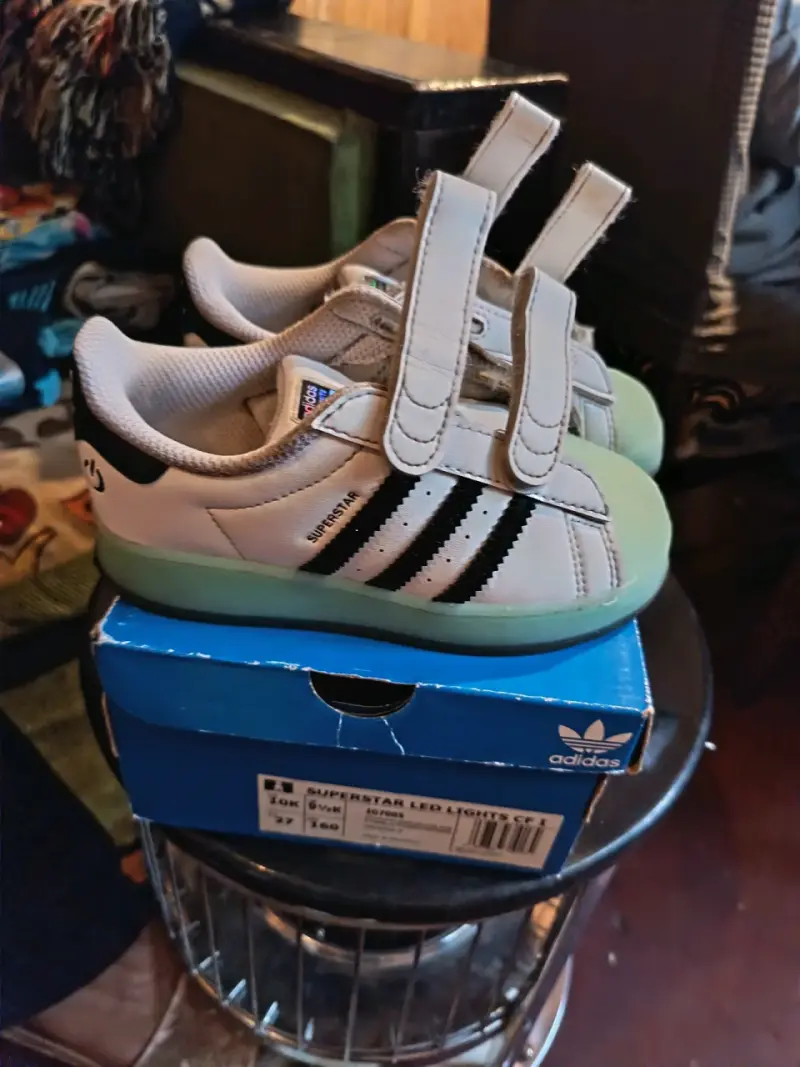 Zapatillas blancas Adidas niño - 3