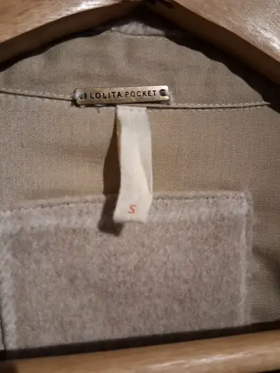 Camisa oversize a cuadros beige - miniatura 2