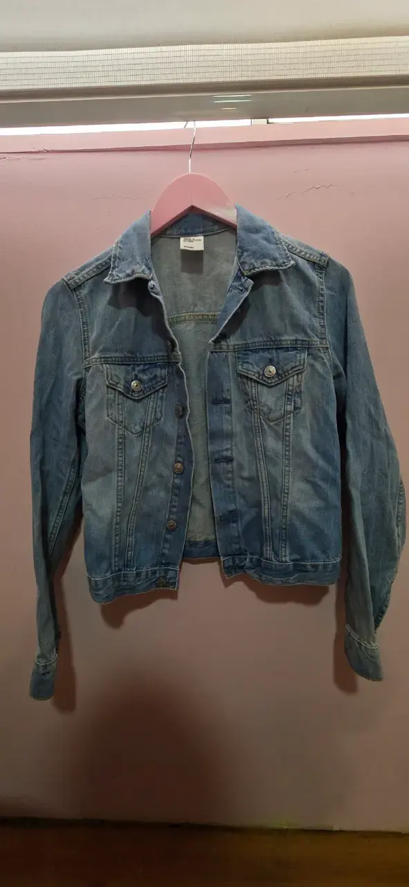 Chaqueta de mezclilla azul H&M - 1