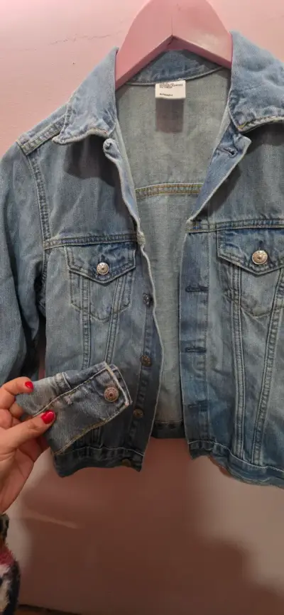 Chaqueta de mezclilla azul H&M - miniatura 2