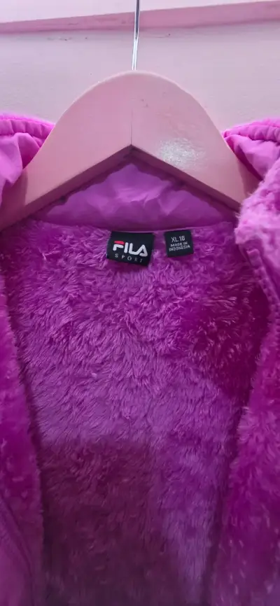 Chaqueta polar morada Fila - miniatura 3