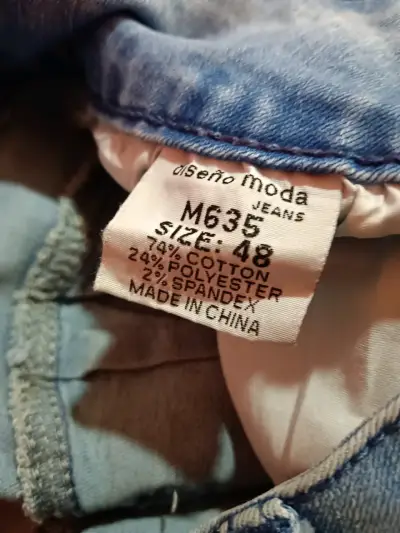 Jeans celeste tiro alto - miniatura 4