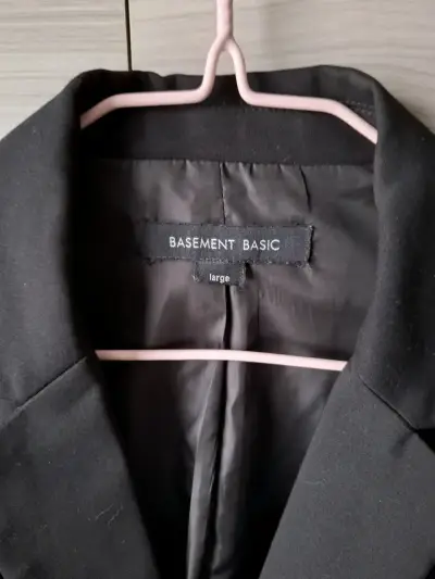 Blazer negro Basement - miniatura 3