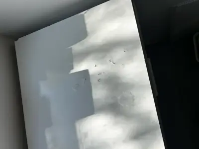 Escritorio blanco con cajones grande - miniatura 3