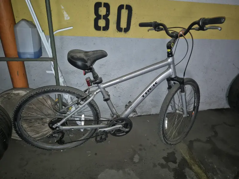 Bicicleta montaña Trek gris - 2