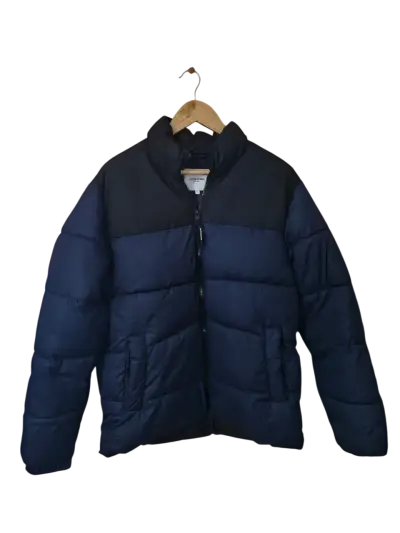 Chaqueta acolchada azul marino - miniatura 1